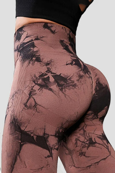 Printed High Waist Active Leggings