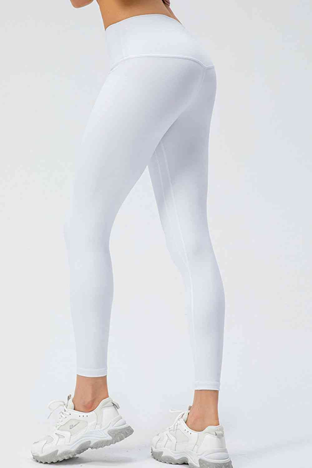 Wide Waistband Slim Fit Active Leggings